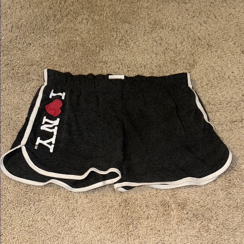 I Love NY Women's Grey Shorts